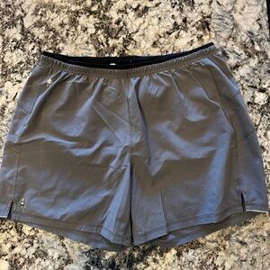 Smartwool Men's Active Shorts with Brief Liner - Gray, Large